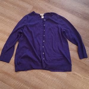 Catherine's Cardigan Sweater size 1X